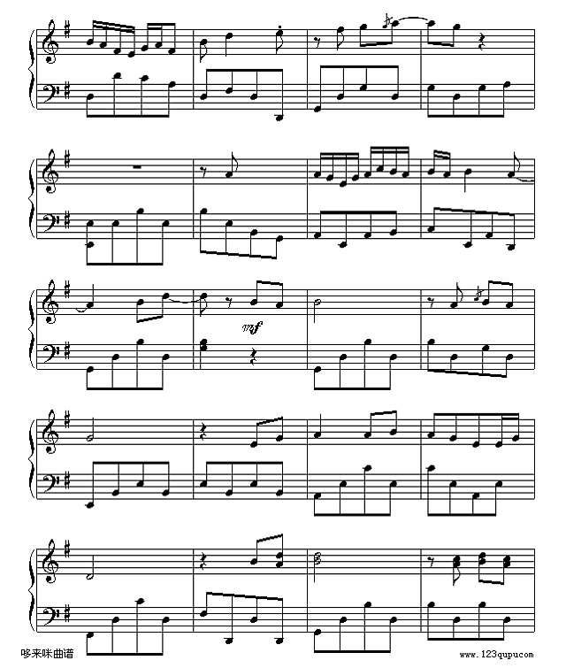 两只蝴蝶-Music-boy-庞龙钢琴谱