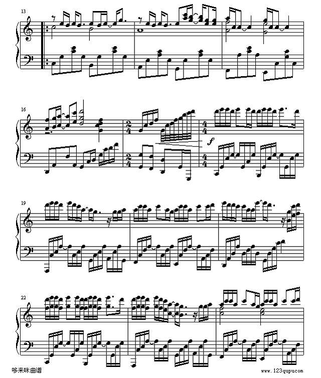 男人海洋-周传雄钢琴谱