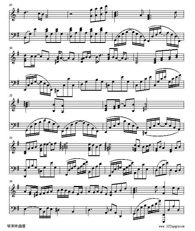 绵绵-陈奕迅钢琴谱