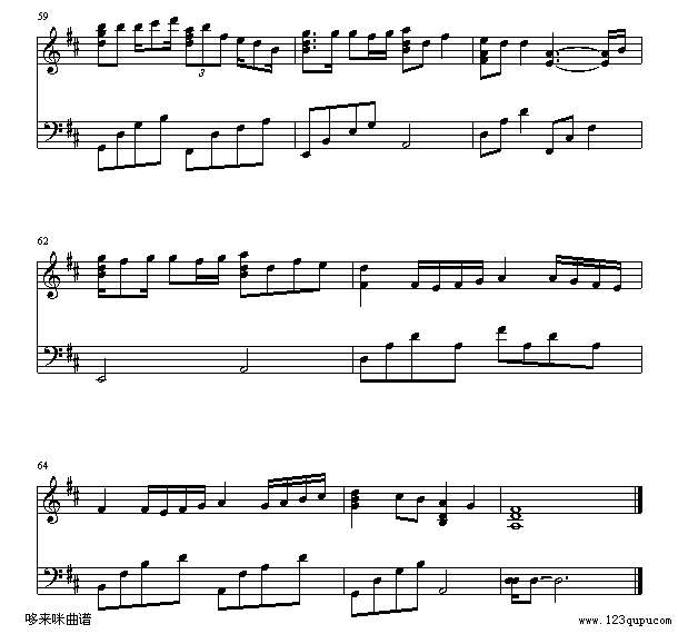 同班同学-梁詠琪钢琴谱