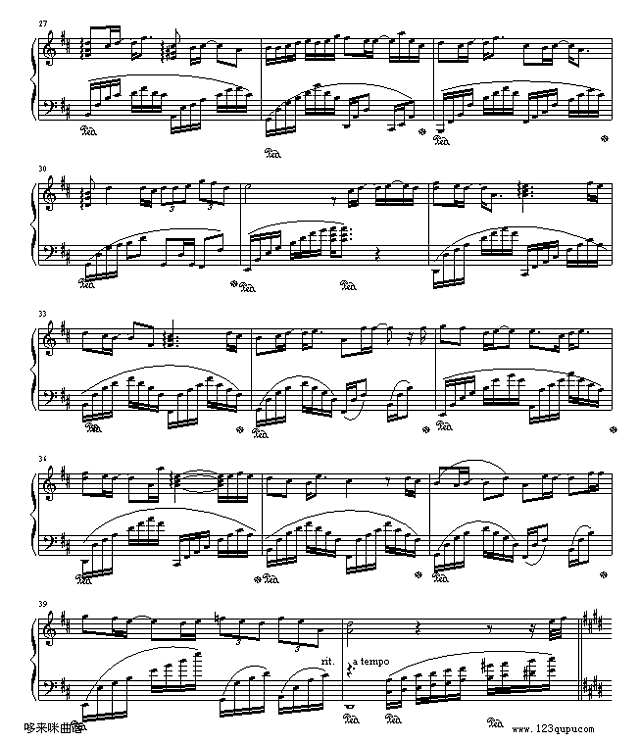 一千年以后-林俊杰钢琴谱