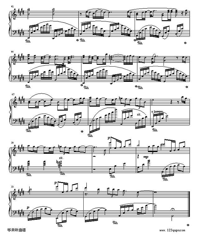 一千年以后-林俊杰钢琴谱