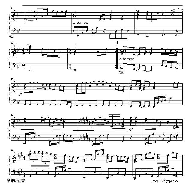 爱在黑夜-许茹芸钢琴谱