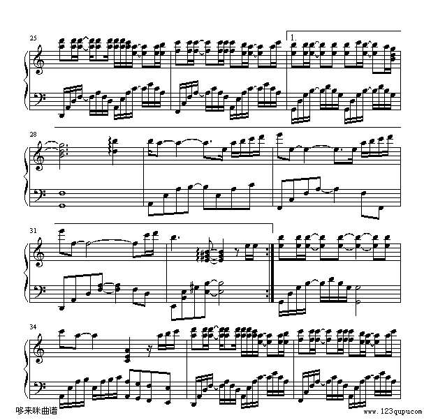 天亮了-韩红钢琴谱