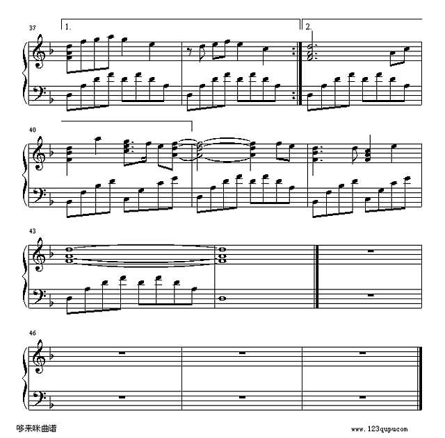 星语星愿-张柏芝钢琴谱