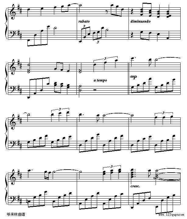 Eyes On Me-王菲钢琴谱