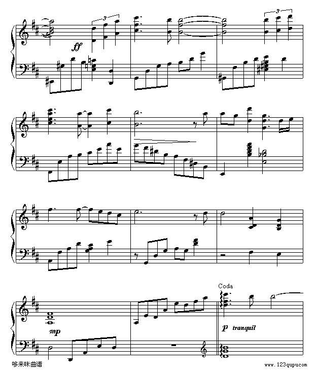 Eyes On Me-王菲钢琴谱