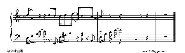 爱的天国-片尾曲-王心凌钢琴谱