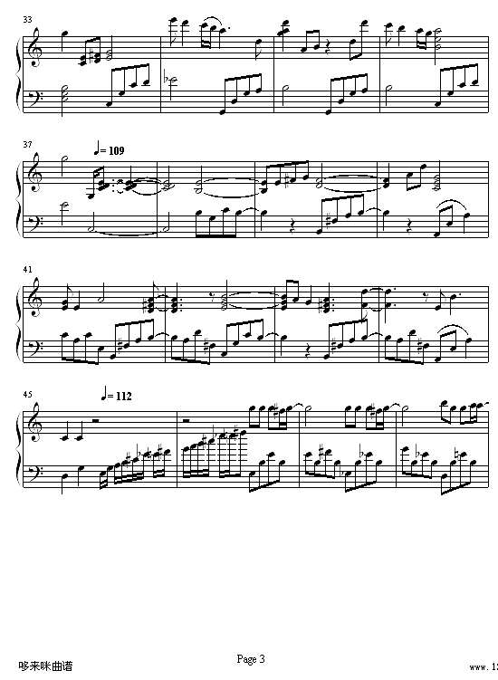 自言自语-范晓萱钢琴谱