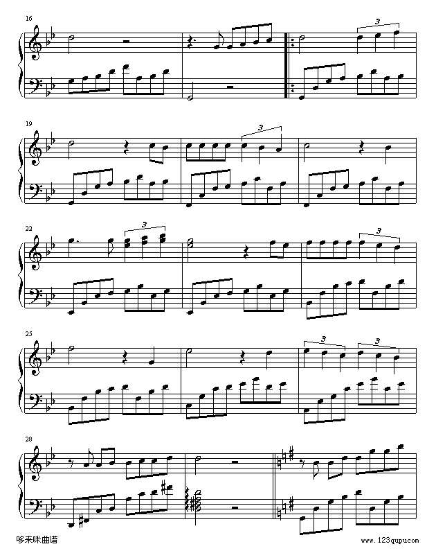 两个人的幸运-梁詠琪钢琴谱