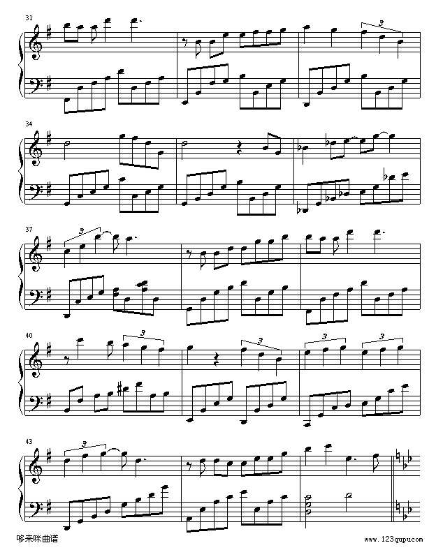 两个人的幸运-梁詠琪钢琴谱