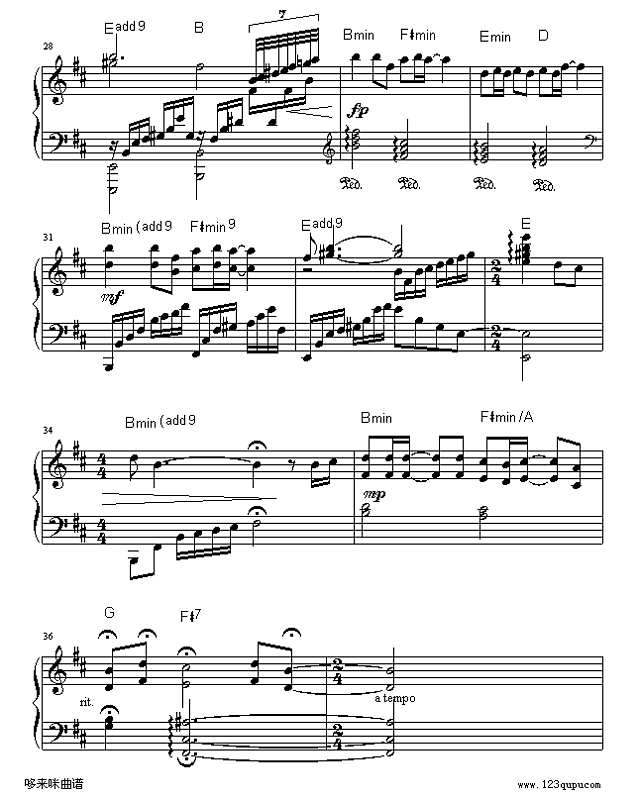 听！是谁在唱歌？-刘若英钢琴谱