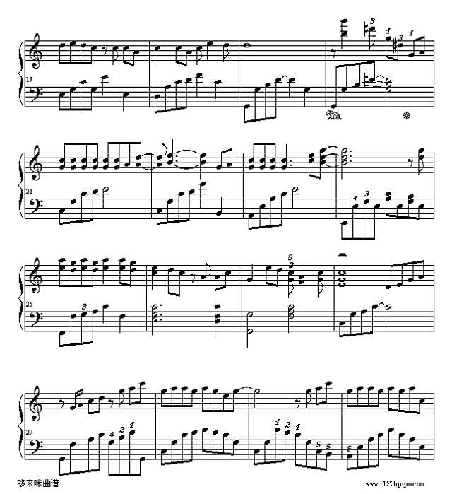 最浪漫的事-赵咏华钢琴谱