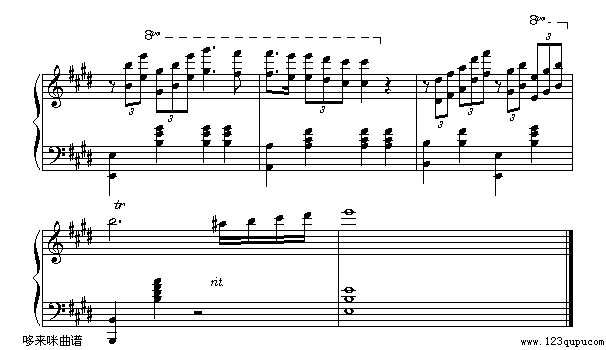 少女的祈祷-杨千华钢琴谱