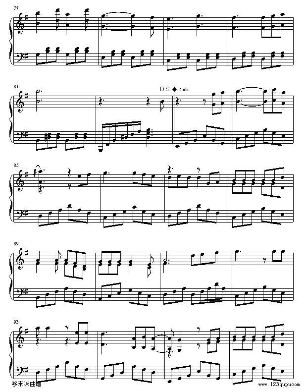 知心爱人-任静钢琴谱