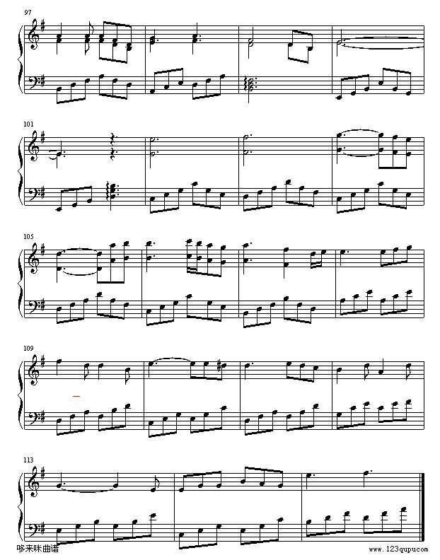 知心爱人-任静钢琴谱