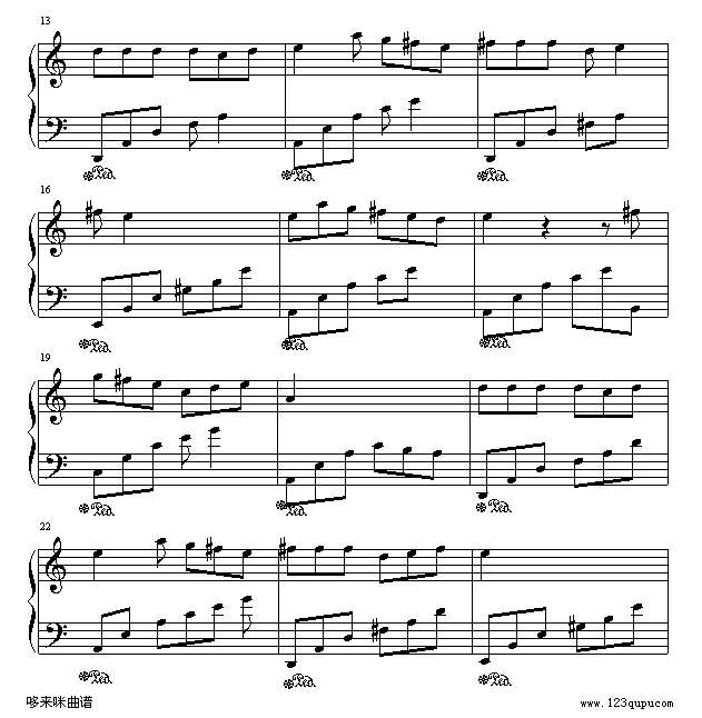 滚滚红尘-陈淑华钢琴谱