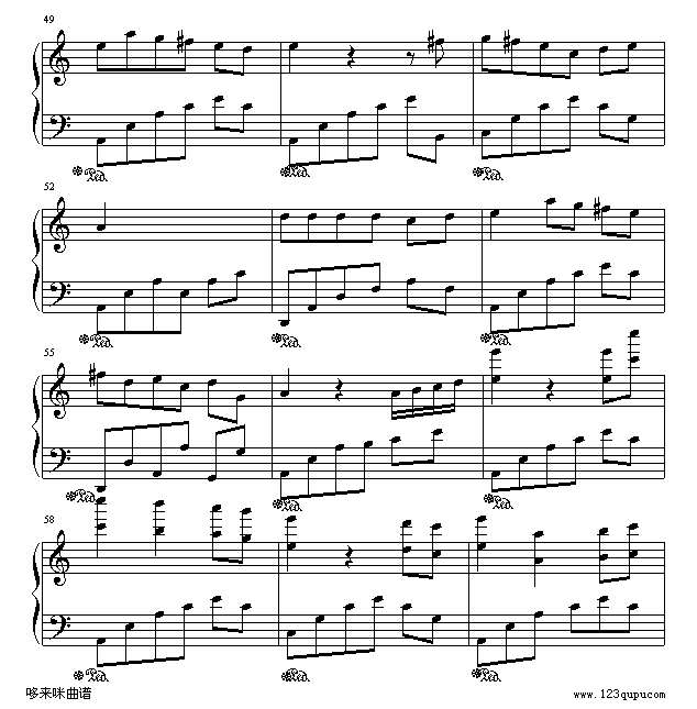 滚滚红尘-陈淑华钢琴谱