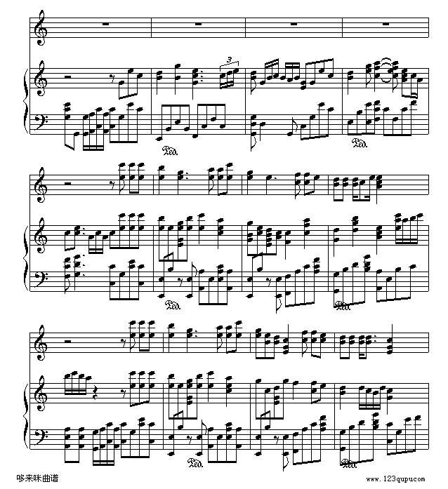 对你太在乎-陈慧琳钢琴谱