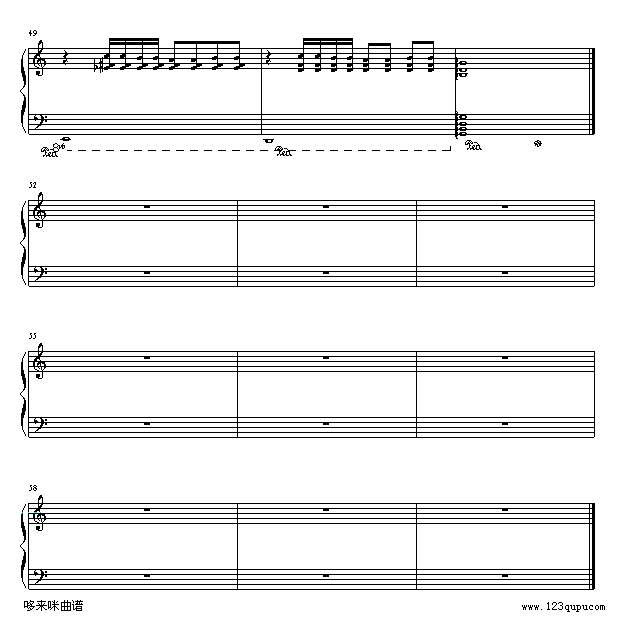 不了情-蔡琴钢琴谱