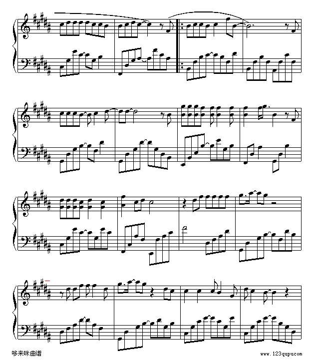 太委屈-陶晶莹钢琴谱