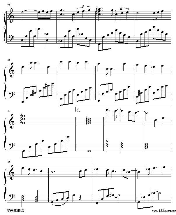 想唱就唱的Meritee修改版（加入引子，过门）-张含韵钢琴谱