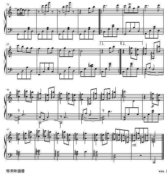 不想睡-梁静茹钢琴谱