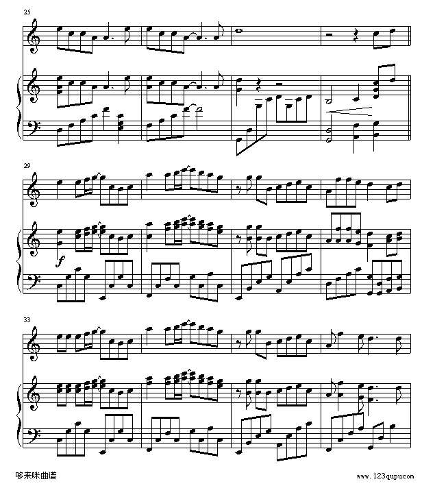 我等你-刘若英钢琴谱