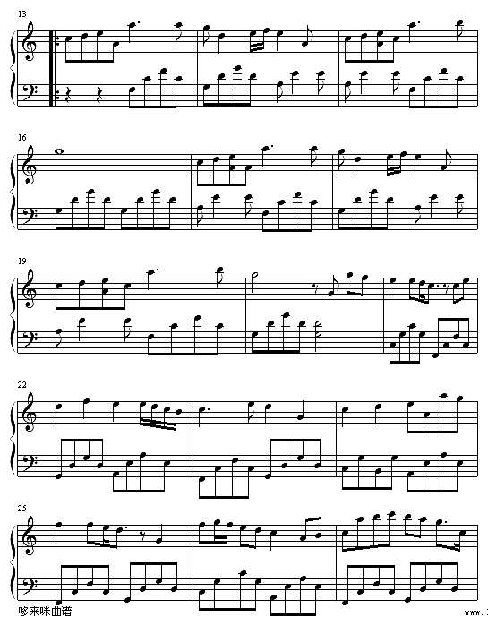 实情-人间蒸发主题曲-廖碧儿钢琴谱