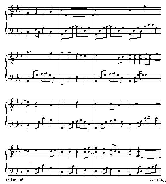 感情线上-郑秀文钢琴谱