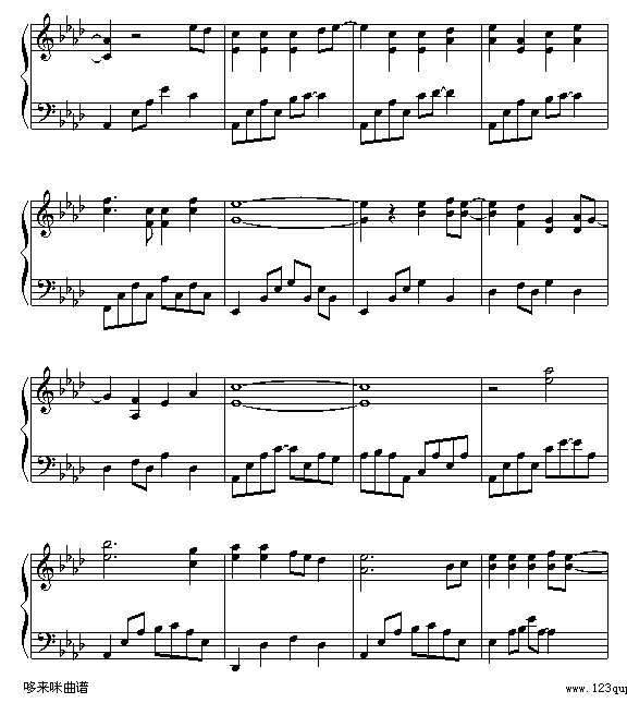 感情线上-郑秀文钢琴谱