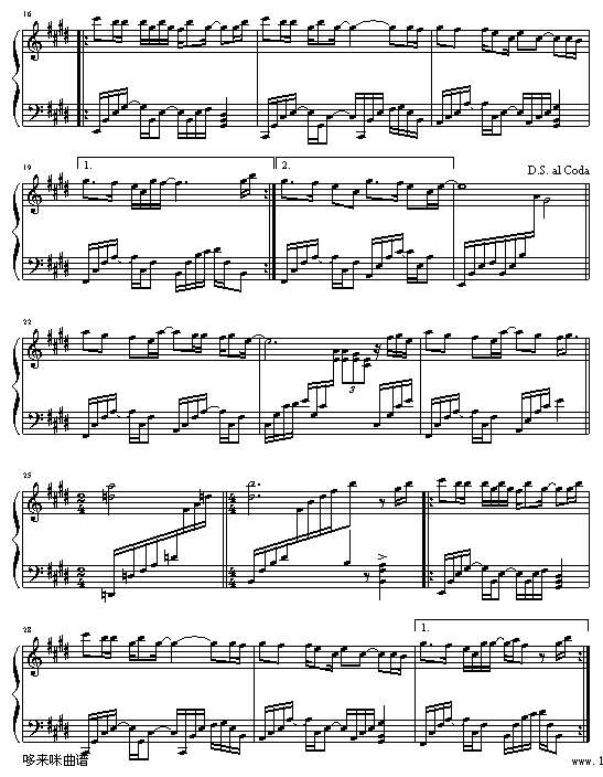 下辈子如果我还记得你-马郁钢琴谱