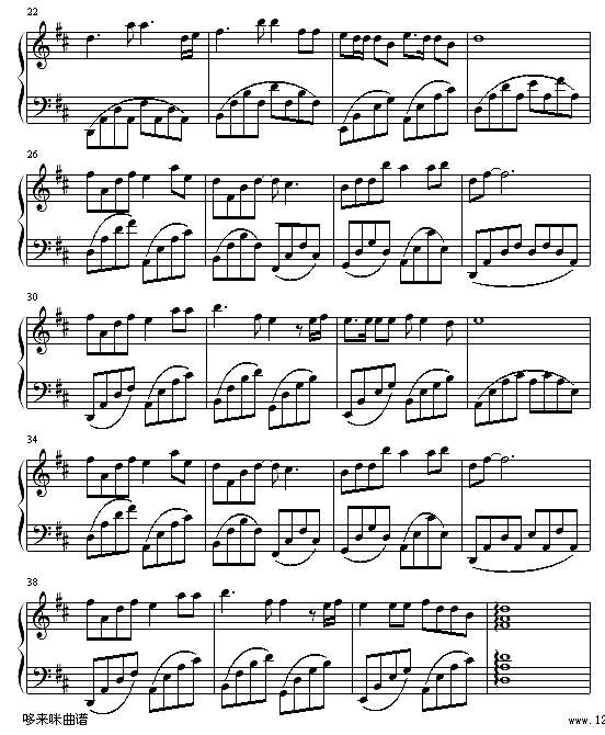 哭砂（秋来秋去）-黄莺莺钢琴谱