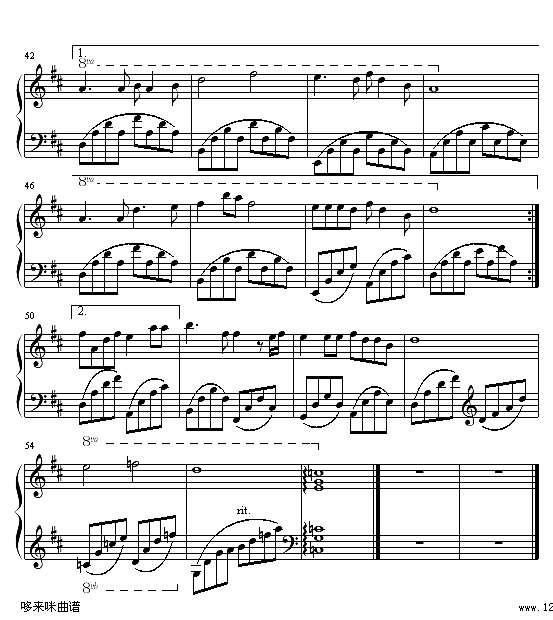 哭砂（秋来秋去）-黄莺莺钢琴谱