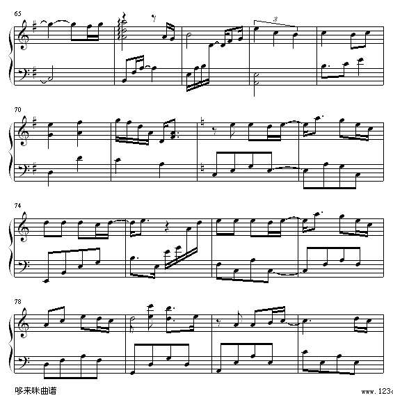 我的左手旁边是你的右手-赵靖怡钢琴谱