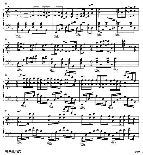 心淡-容祖儿钢琴谱