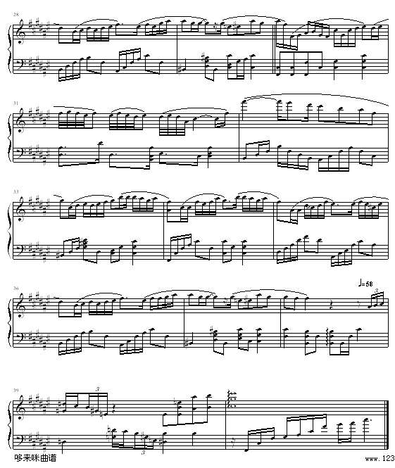 好心分手-卢巧音钢琴谱