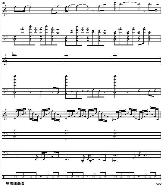 你是风儿我是沙-林心如钢琴谱