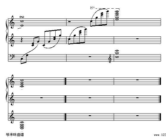 在水一方-邓丽君钢琴谱