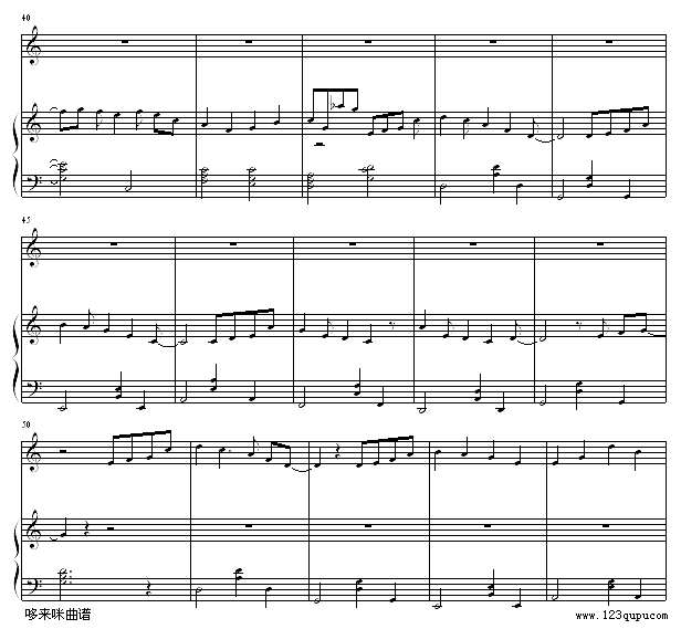 他都不爱我-容祖儿钢琴谱