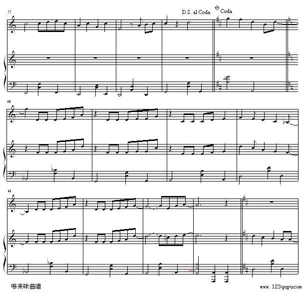 他都不爱我-容祖儿钢琴谱