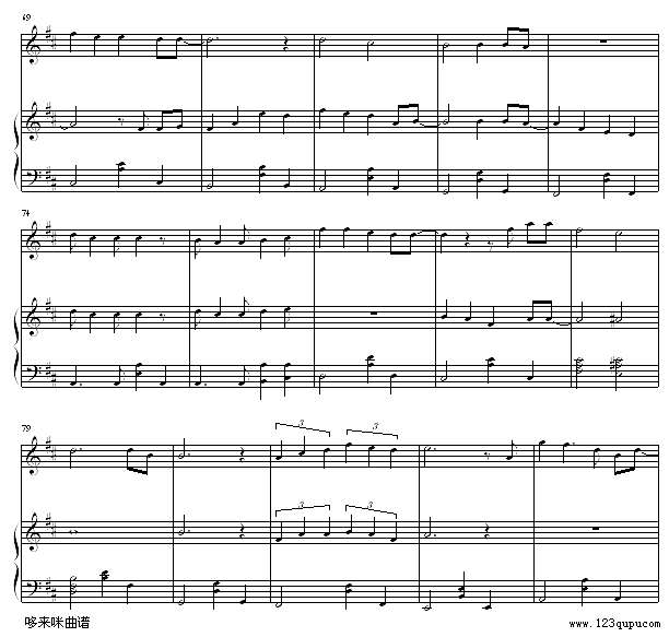 他都不爱我-容祖儿钢琴谱