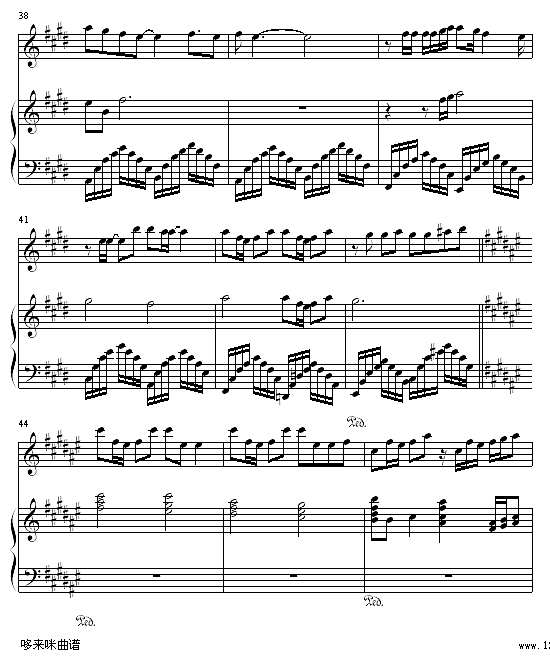 当你-王心凌钢琴谱