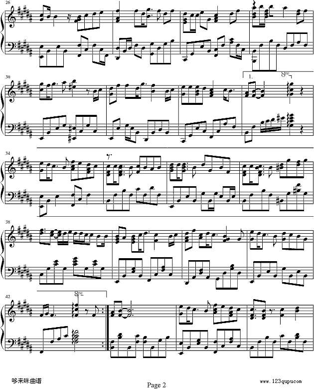 话别-邓丽欣钢琴谱