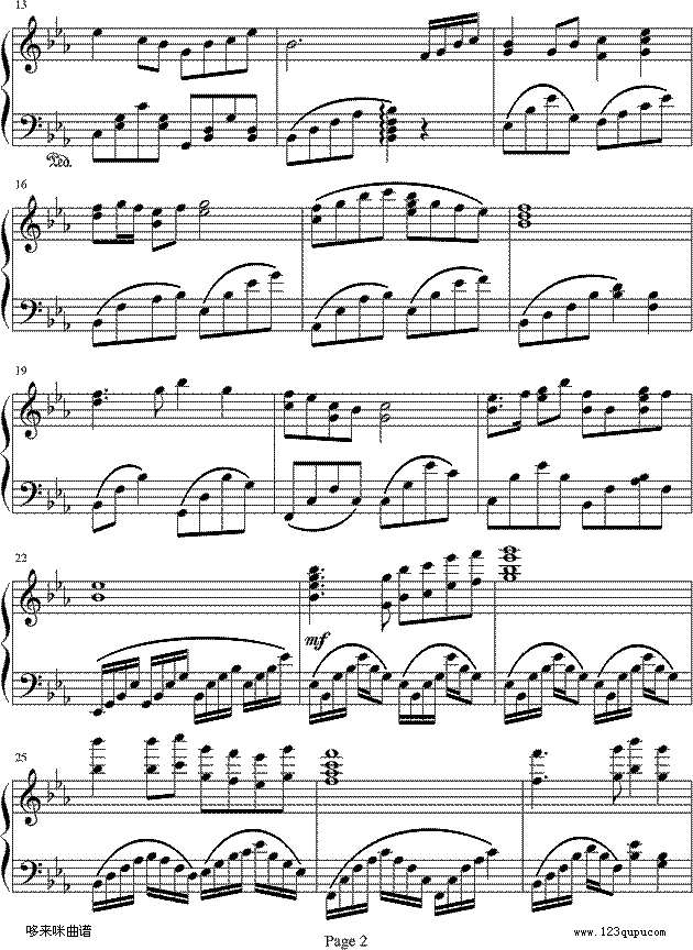 美酒加咖啡-邓丽君钢琴谱