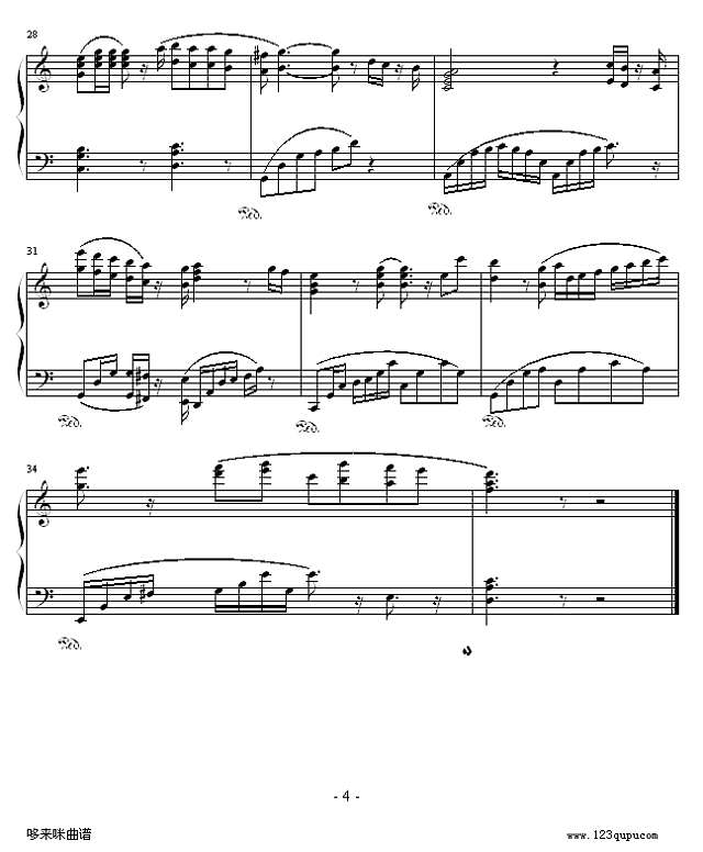 感恩的心-欧阳菲菲钢琴谱