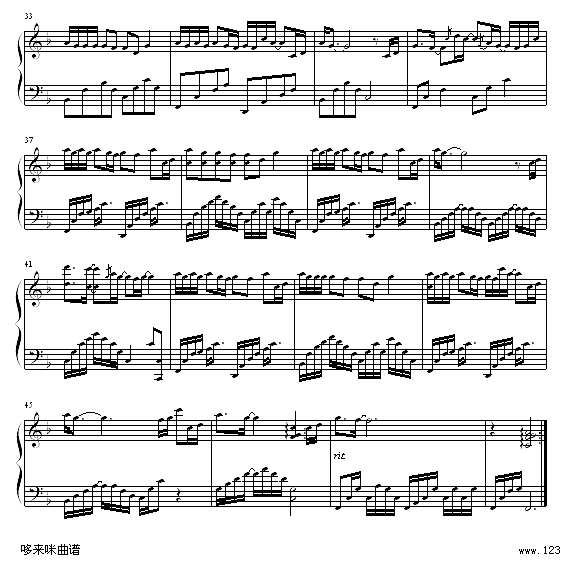 猪之歌-香香钢琴谱