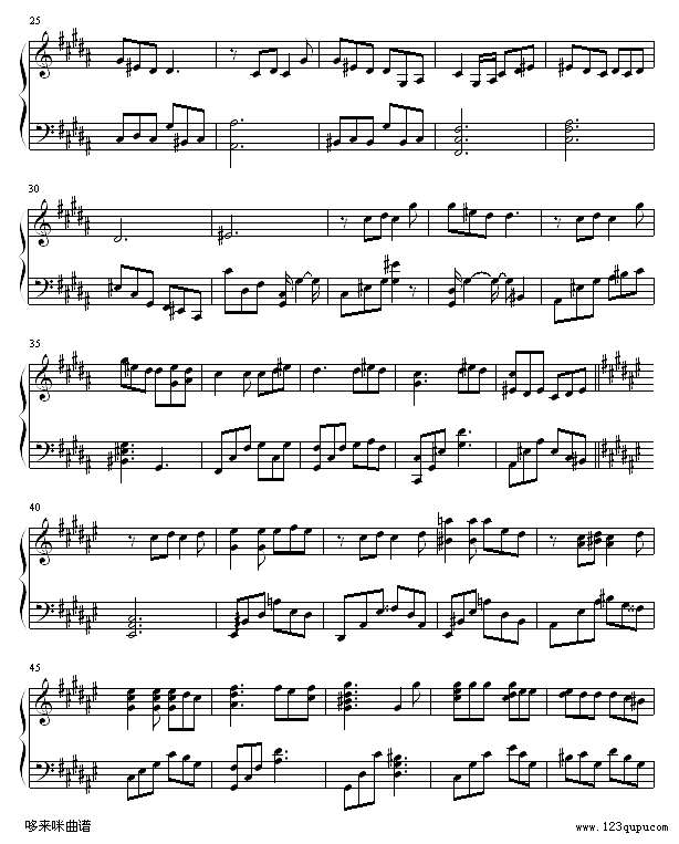 美丽的误会-郑秀文钢琴谱