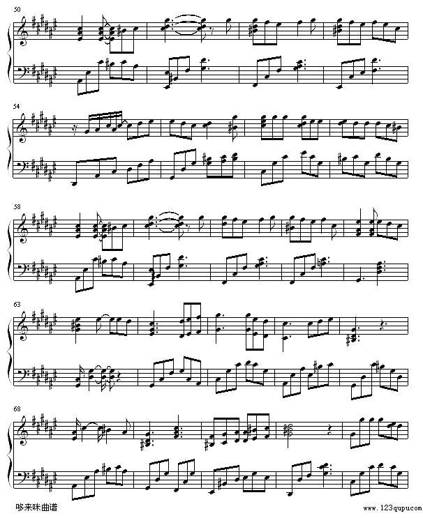 美丽的误会-郑秀文钢琴谱