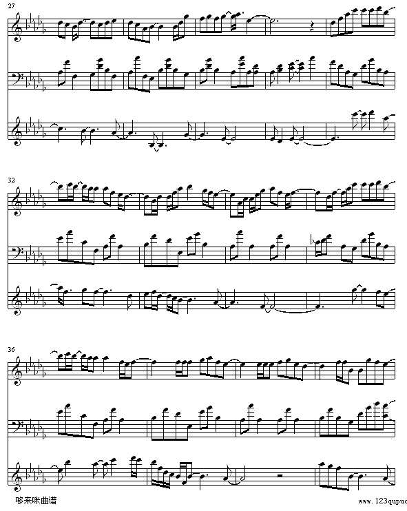 交换温柔-郑秀文钢琴谱